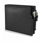 mypac cruise black Genuine Leather wallet with atm card holder for men  C11573-1